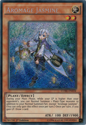 Aromage Jasmine [CORE-EN034] Secret Rare | Jomio and Rueliete's Cards and Comics