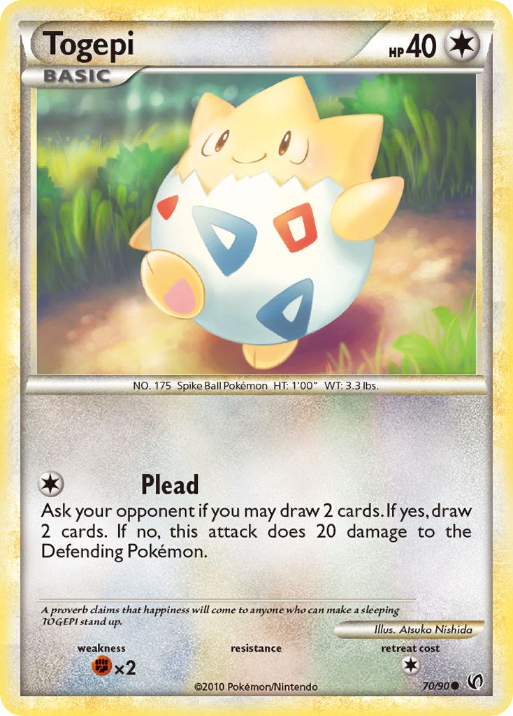Togepi (70/90) [HeartGold & SoulSilver: Undaunted] | Jomio and Rueliete's Cards and Comics