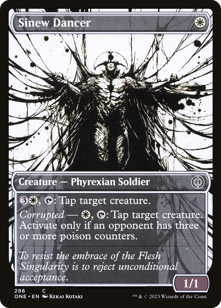 Sinew Dancer (Showcase Ichor) [Phyrexia: All Will Be One] | Jomio and Rueliete's Cards and Comics