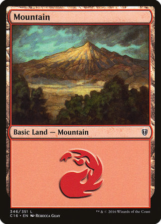 Mountain (346) [Commander 2016] | Jomio and Rueliete's Cards and Comics