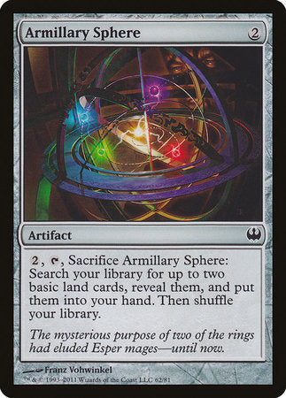 Armillary Sphere [Duel Decks: Knights vs. Dragons] | Jomio and Rueliete's Cards and Comics
