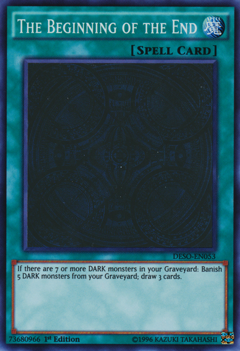 The Beginning of the End [DESO-EN053] Super Rare | Jomio and Rueliete's Cards and Comics