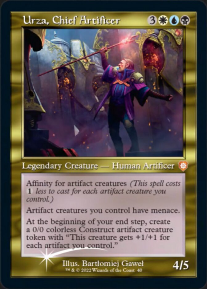 Urza, Chief Artificer (040) (Retro) (Display Commander) [The Brothers' War Commander] | Jomio and Rueliete's Cards and Comics