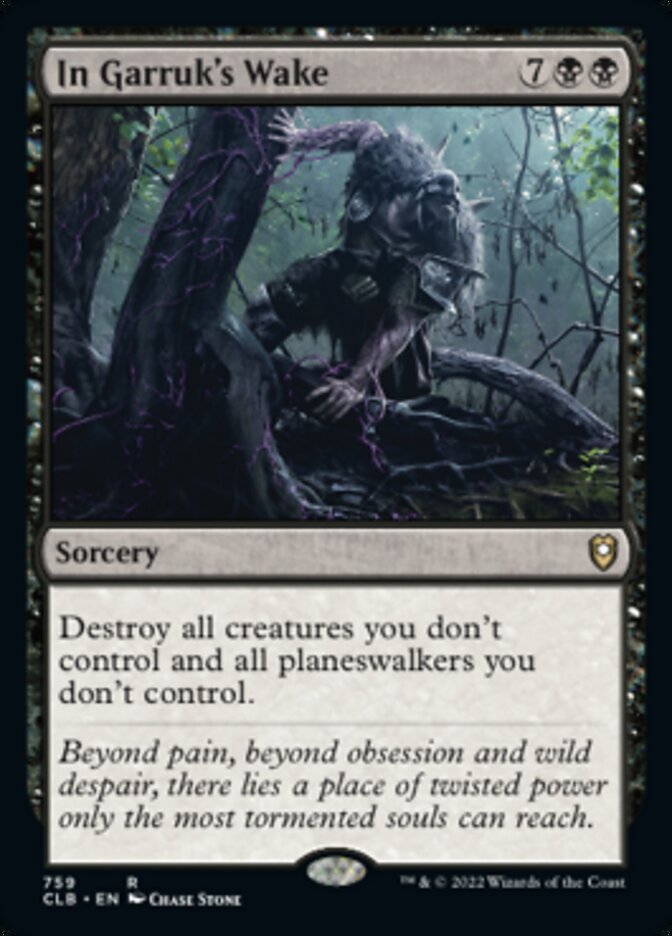 In Garruk's Wake [Commander Legends: Battle for Baldur's Gate] | Jomio and Rueliete's Cards and Comics