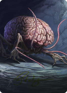 Intellect Devourer Art Card (Gold-Stamped Signature) [Commander Legends: Battle for Baldur's Gate Art Series] | Jomio and Rueliete's Cards and Comics