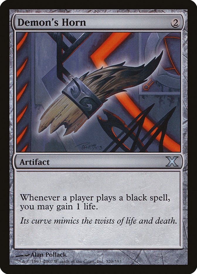 Demon's Horn [Tenth Edition] | Jomio and Rueliete's Cards and Comics