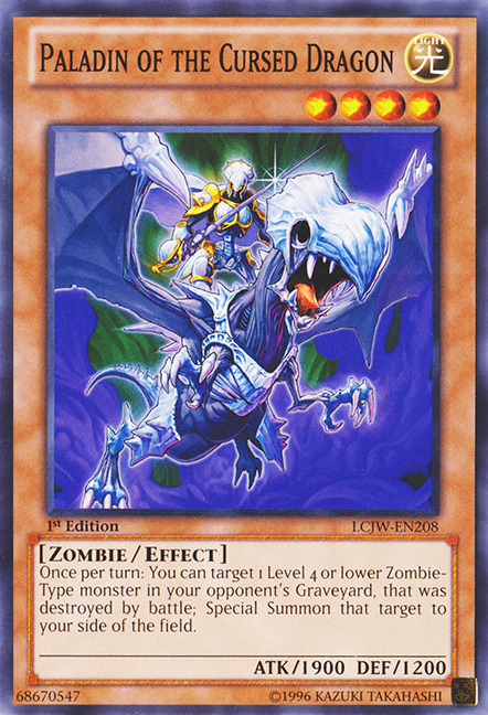 Paladin of the Cursed Dragon [LCJW-EN208] Common | Jomio and Rueliete's Cards and Comics