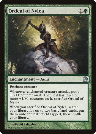 Ordeal of Nylea [Theros] | Jomio and Rueliete's Cards and Comics