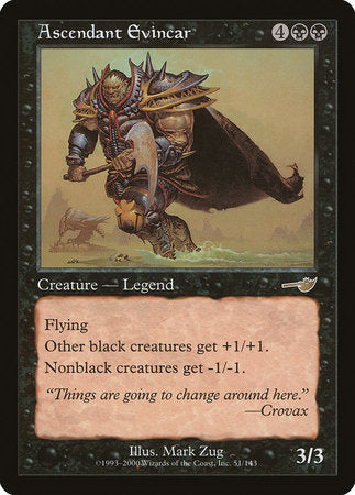Ascendant Evincar [Nemesis] | Jomio and Rueliete's Cards and Comics