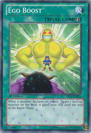 Ego Boost [SP13-EN034] Starfoil Rare | Jomio and Rueliete's Cards and Comics