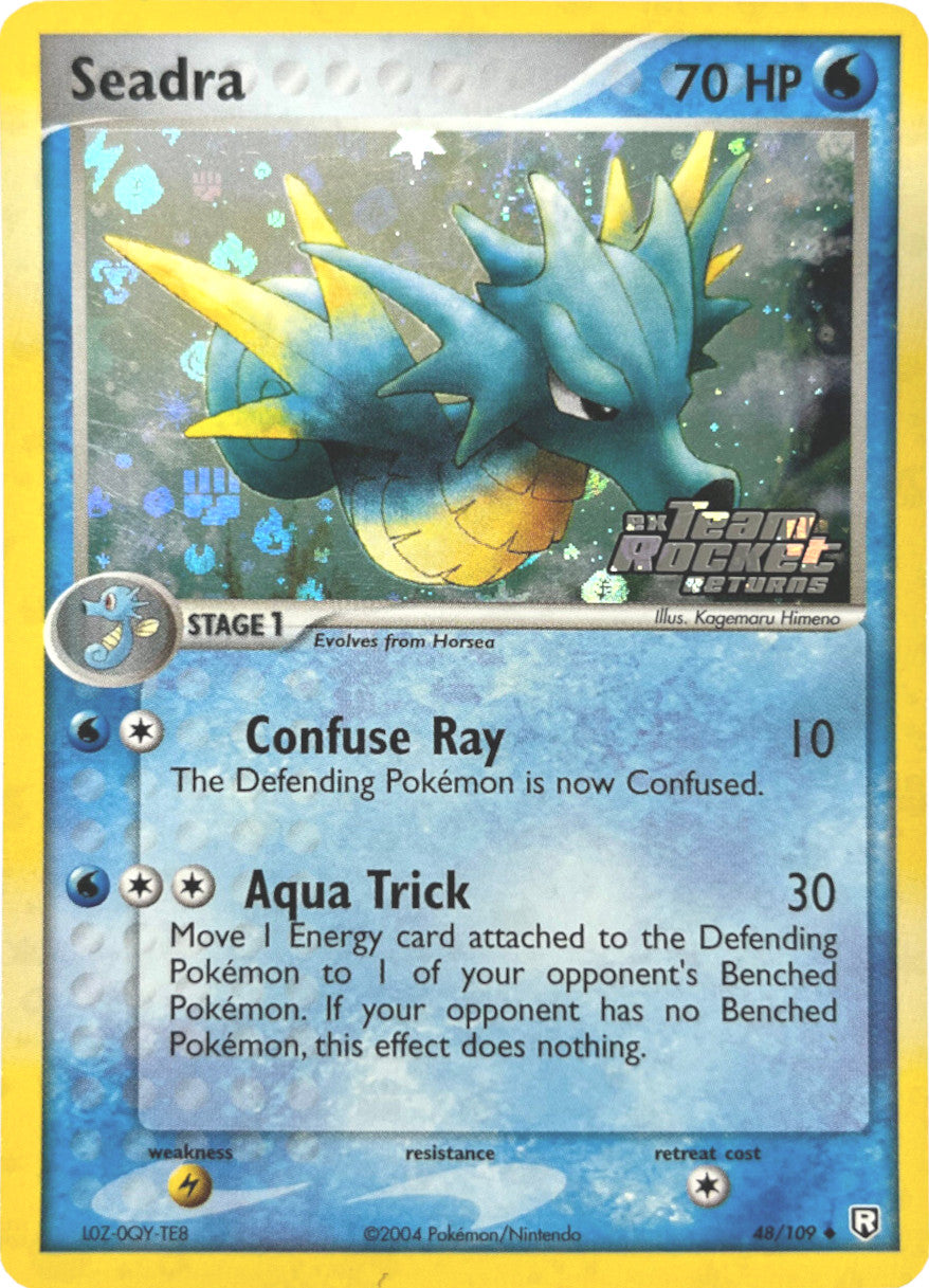 Seadra (48/109) (Stamped) [EX: Team Rocket Returns] | Jomio and Rueliete's Cards and Comics