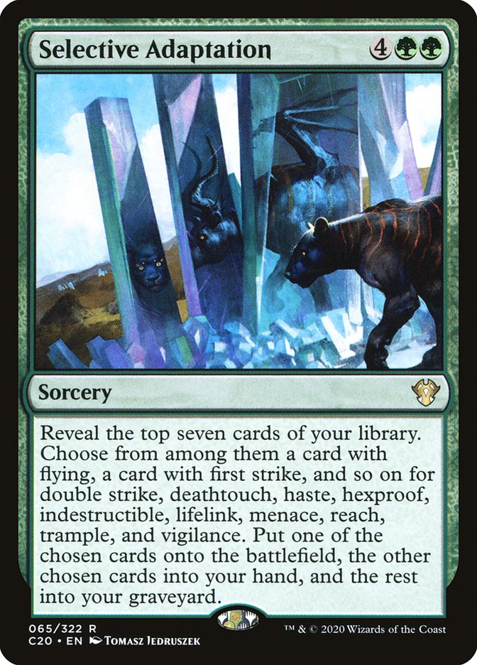 Selective Adaptation [Commander 2020] | Jomio and Rueliete's Cards and Comics