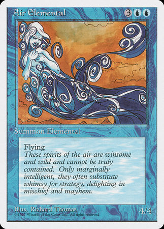 Air Elemental [Fourth Edition] | Jomio and Rueliete's Cards and Comics