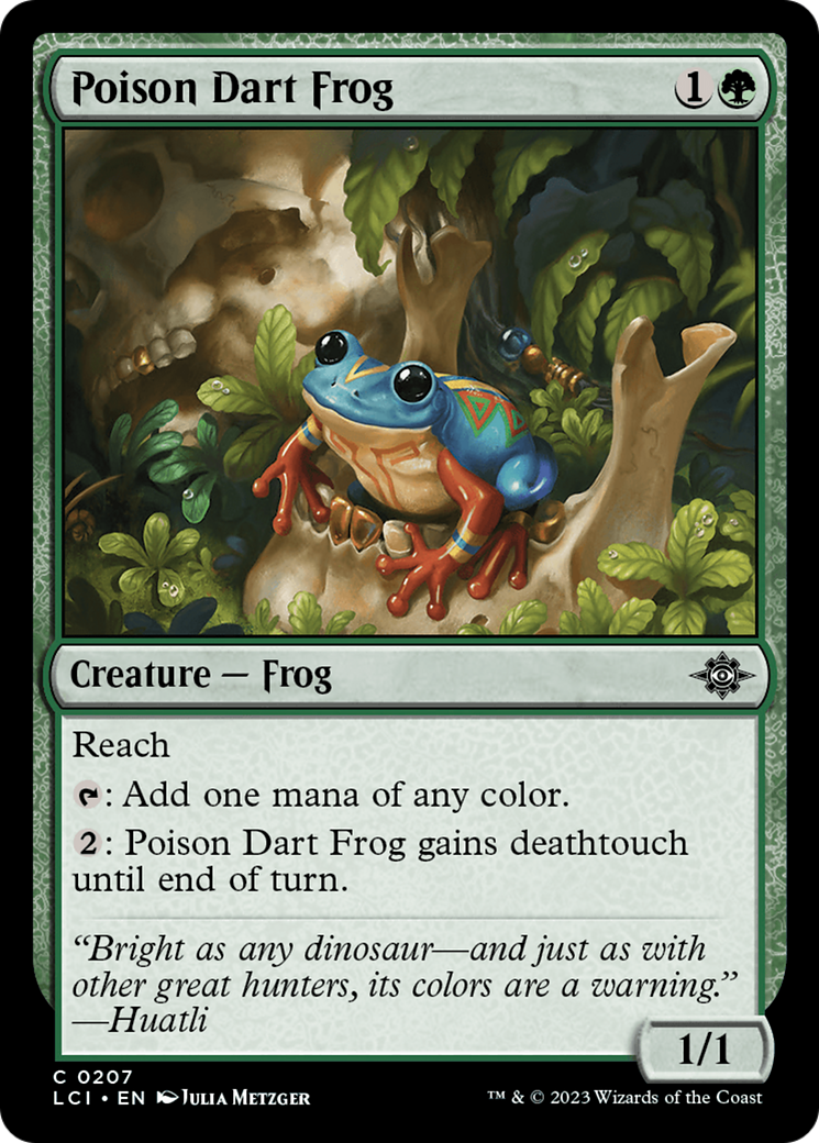 Poison Dart Frog [The Lost Caverns of Ixalan] | Jomio and Rueliete's Cards and Comics