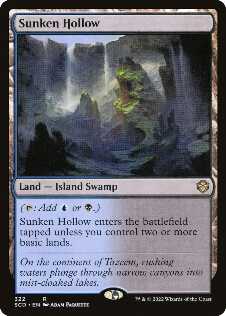 Sunken Hollow [Starter Commander Decks] | Jomio and Rueliete's Cards and Comics