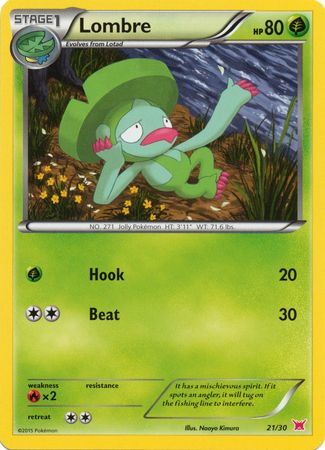 Lombre (21/30) [XY: Trainer Kit 2 - Latias] | Jomio and Rueliete's Cards and Comics