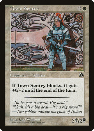 Town Sentry [Portal Second Age] | Jomio and Rueliete's Cards and Comics