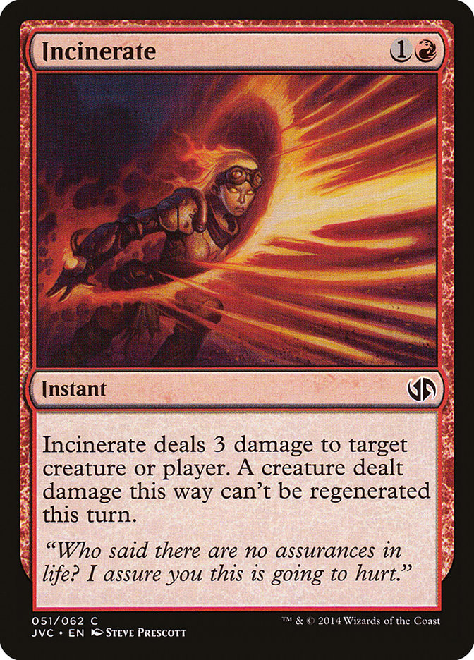 Incinerate [Duel Decks Anthology] | Jomio and Rueliete's Cards and Comics
