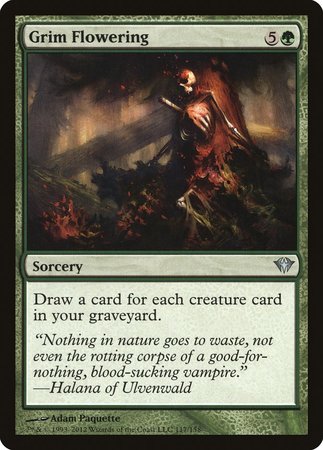 Grim Flowering [Dark Ascension] | Jomio and Rueliete's Cards and Comics