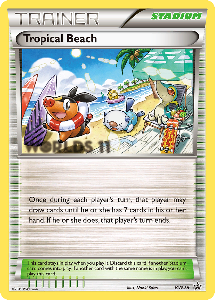 Tropical Beach (BW28) [Black & White: Black Star Promos] | Jomio and Rueliete's Cards and Comics