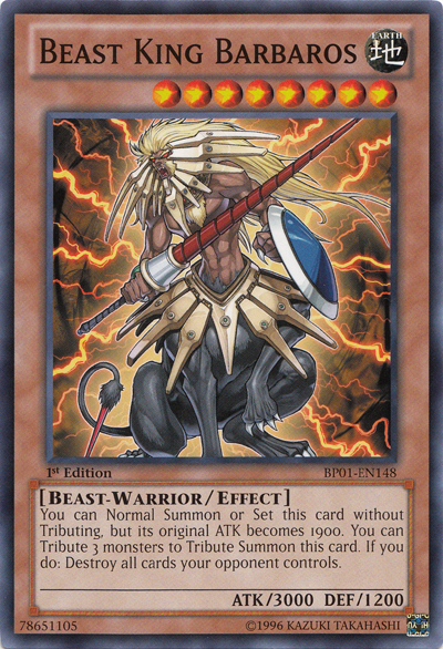 Beast King Barbaros [BP01-EN148] Common | Jomio and Rueliete's Cards and Comics