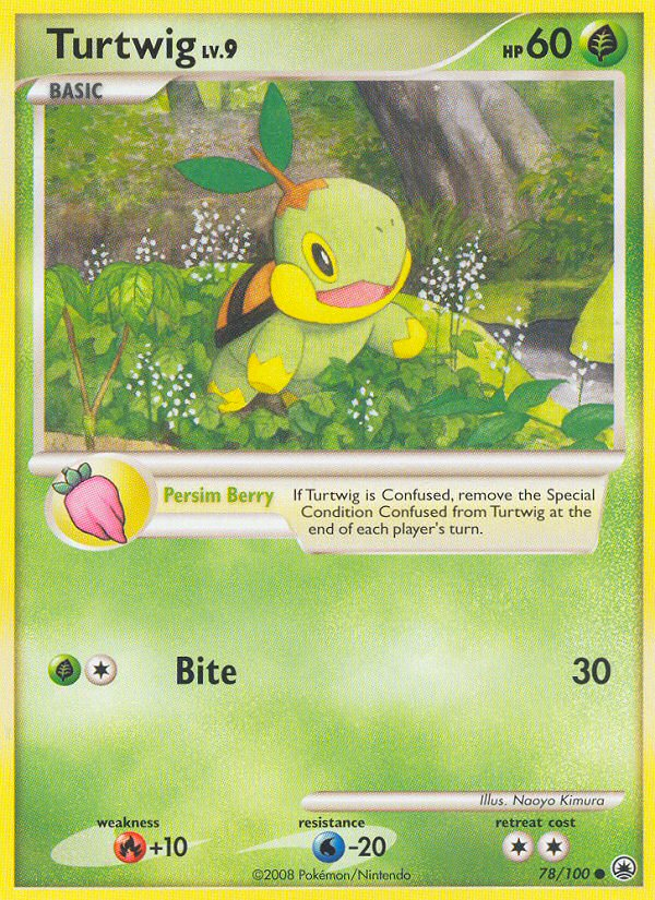 Turtwig (78/100) [Diamond & Pearl: Majestic Dawn] | Jomio and Rueliete's Cards and Comics