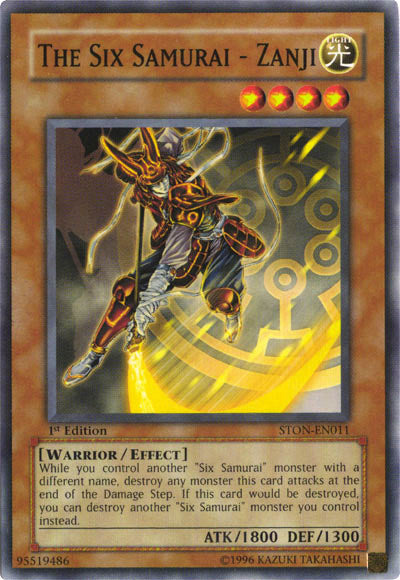 The Six Samurai - Zanji [STON-EN011] Common | Jomio and Rueliete's Cards and Comics
