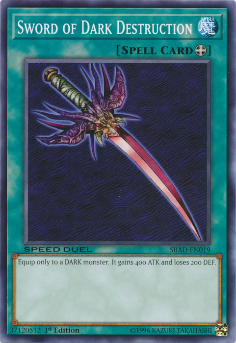 Sword of Dark Destruction [SBAD-EN019] Common | Jomio and Rueliete's Cards and Comics