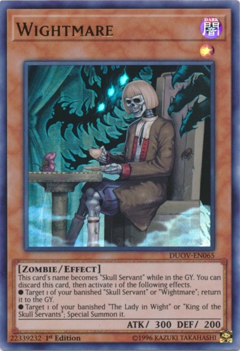 Wightmare [DUOV-EN065] Ultra Rare | Jomio and Rueliete's Cards and Comics