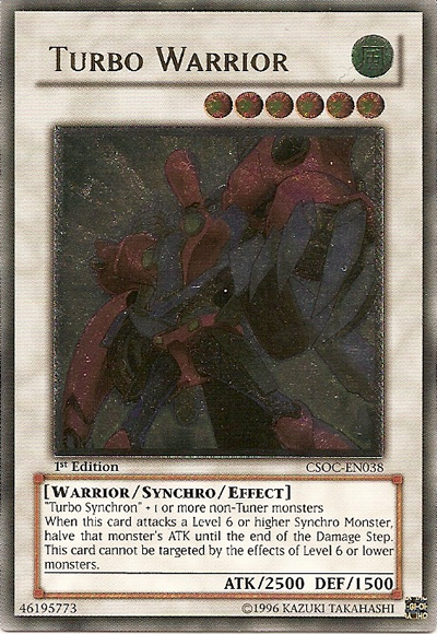 Turbo Warrior (UTR) [CSOC-EN038] Ultimate Rare | Jomio and Rueliete's Cards and Comics