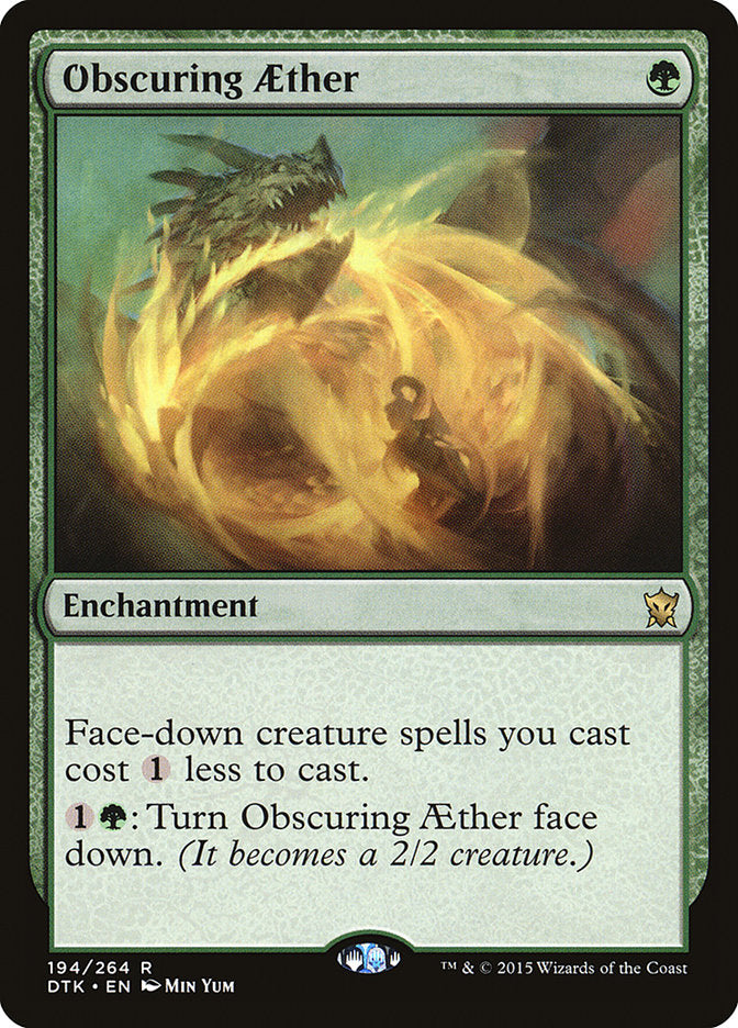 Obscuring Aether [Dragons of Tarkir] | Jomio and Rueliete's Cards and Comics