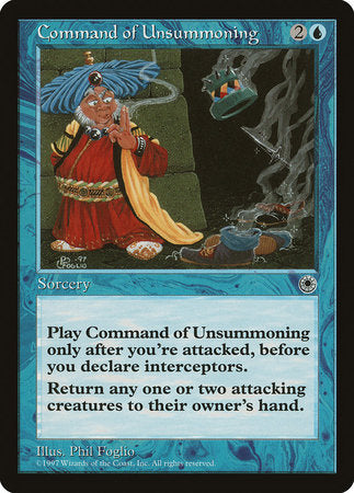 Command of Unsummoning [Portal] | Jomio and Rueliete's Cards and Comics