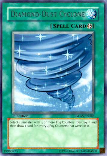 Diamond-Dust Cyclone [GLAS-EN048] Rare | Jomio and Rueliete's Cards and Comics