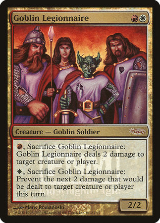 Goblin Legionnaire [Friday Night Magic 2007] | Jomio and Rueliete's Cards and Comics