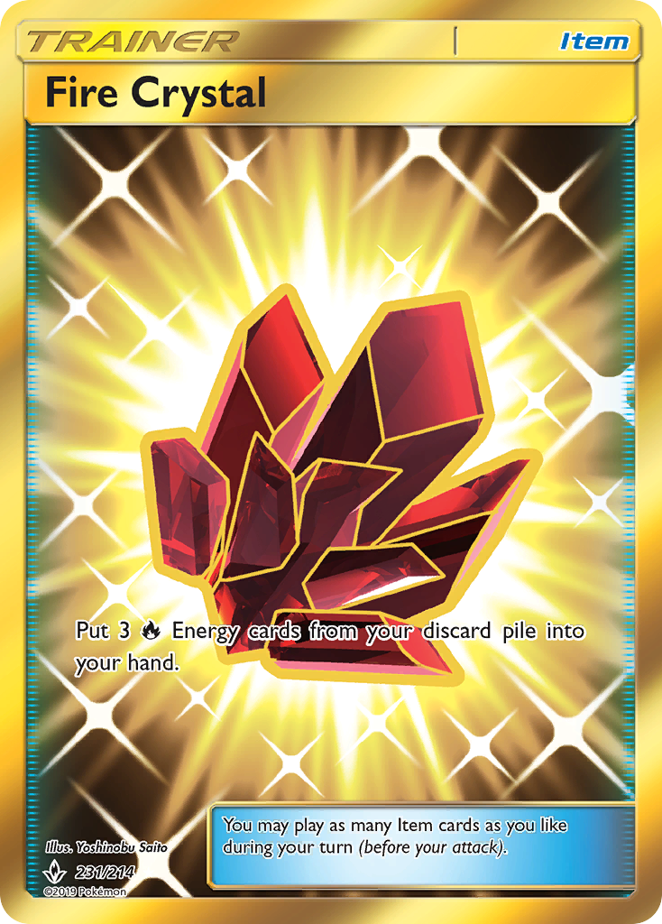 Fire Crystal (231/214) [Sun & Moon: Unbroken Bonds] | Jomio and Rueliete's Cards and Comics