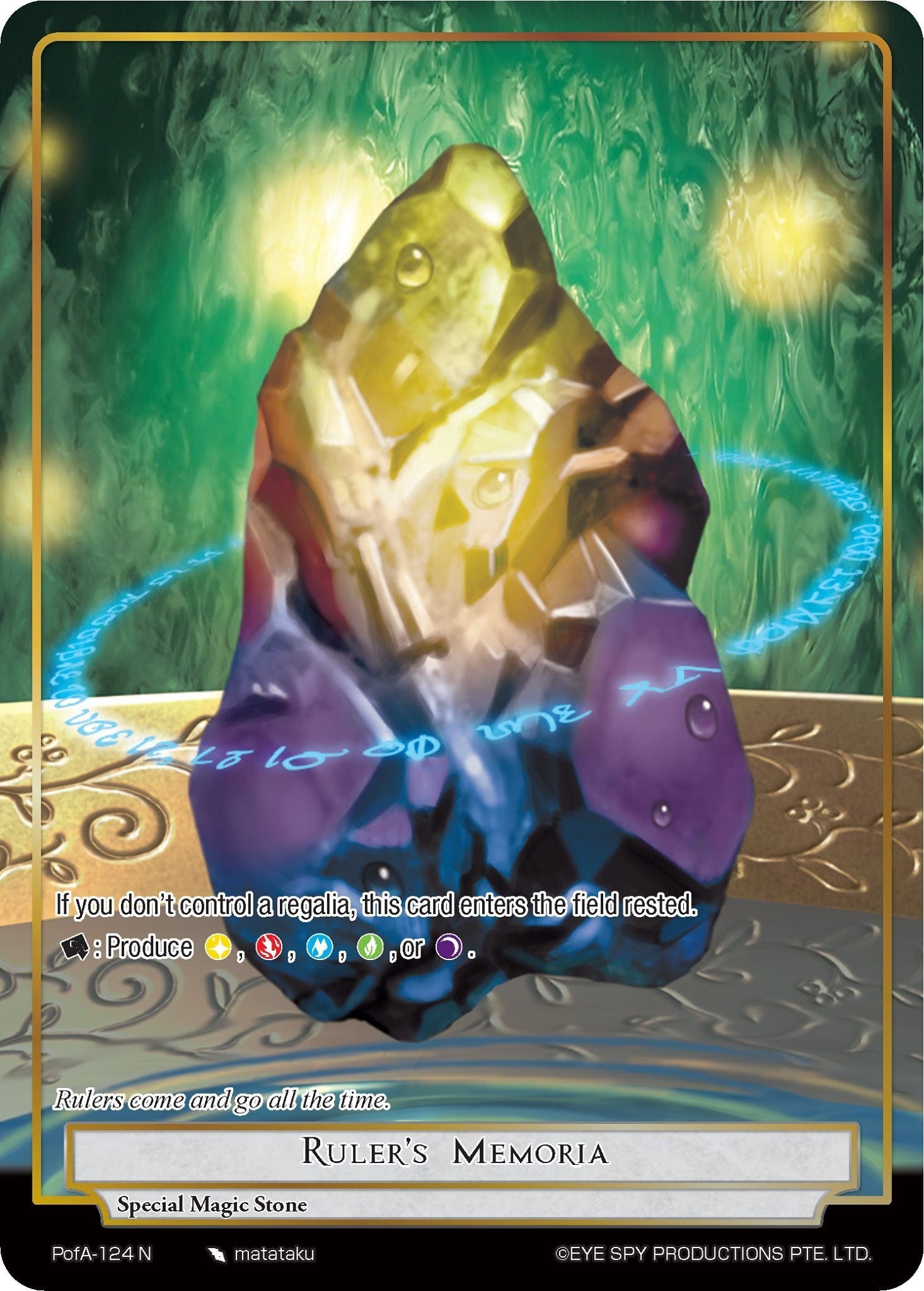 Ruler's Memoria (Full Art) (PofA-124) [Alice Origin IV: Prologue of Attoractia] | Jomio and Rueliete's Cards and Comics