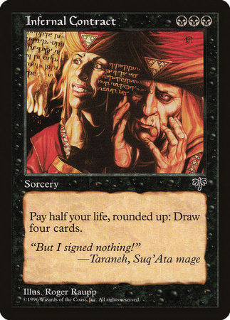 Infernal Contract [Mirage] | Jomio and Rueliete's Cards and Comics