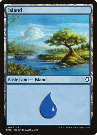 Island (286) [Commander Anthology Volume II] | Jomio and Rueliete's Cards and Comics