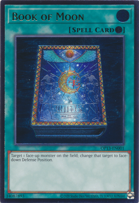 Book of Moon [OP13-EN001] Ultimate Rare | Jomio and Rueliete's Cards and Comics