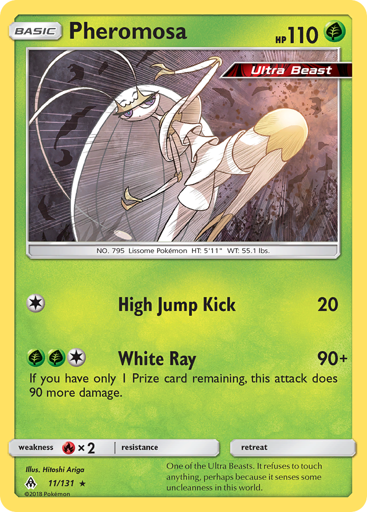 Pheromosa (11/131) [Sun & Moon: Forbidden Light] | Jomio and Rueliete's Cards and Comics
