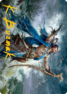 Lier, Disciple of the Drowned Art Card (Gold-Stamped Signature) [Innistrad: Midnight Hunt Art Series] | Jomio and Rueliete's Cards and Comics