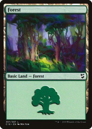 Forest (307) [Commander 2018] | Jomio and Rueliete's Cards and Comics