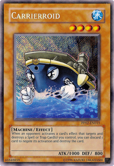 Carrierroid [PP02-EN015] Secret Rare | Jomio and Rueliete's Cards and Comics