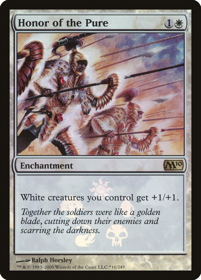 Honor of the Pure (Buy-A-Box) [Magic 2010 Promos] | Jomio and Rueliete's Cards and Comics