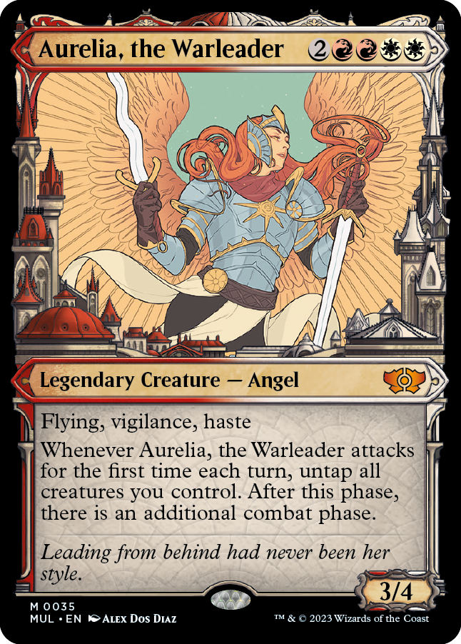 Aurelia, the Warleader [Multiverse Legends] | Jomio and Rueliete's Cards and Comics