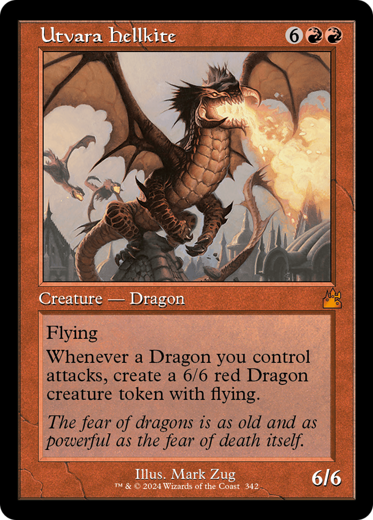 Utvara Hellkite (Retro Frame) [Ravnica Remastered] | Jomio and Rueliete's Cards and Comics