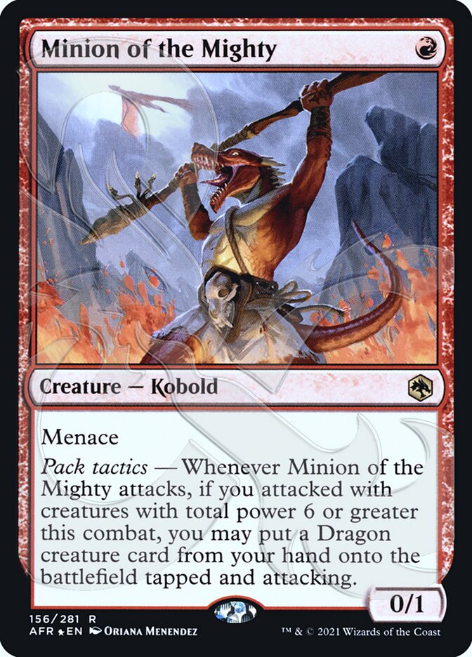 Minion of the Mighty (Ampersand Promo) [Dungeons & Dragons: Adventures in the Forgotten Realms Promos] | Jomio and Rueliete's Cards and Comics