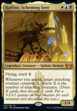 Raffine, Scheming Seer (Promo Pack) [Streets of New Capenna Promos] | Jomio and Rueliete's Cards and Comics
