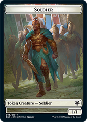 Soldier // Drake Double-Sided Token [Game Night: Free-for-All Tokens] | Jomio and Rueliete's Cards and Comics