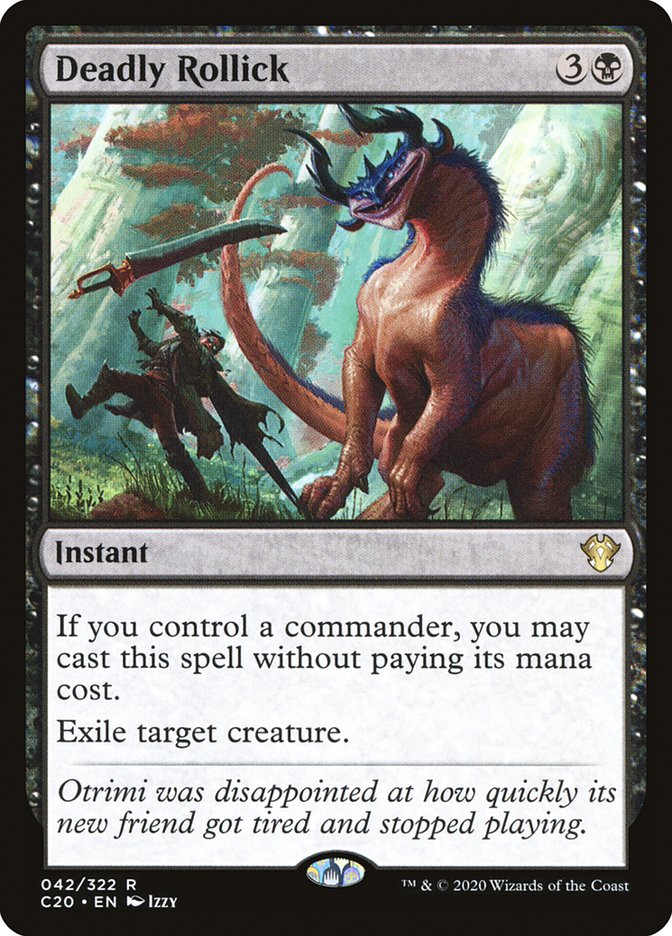 Deadly Rollick [Commander 2020] | Jomio and Rueliete's Cards and Comics